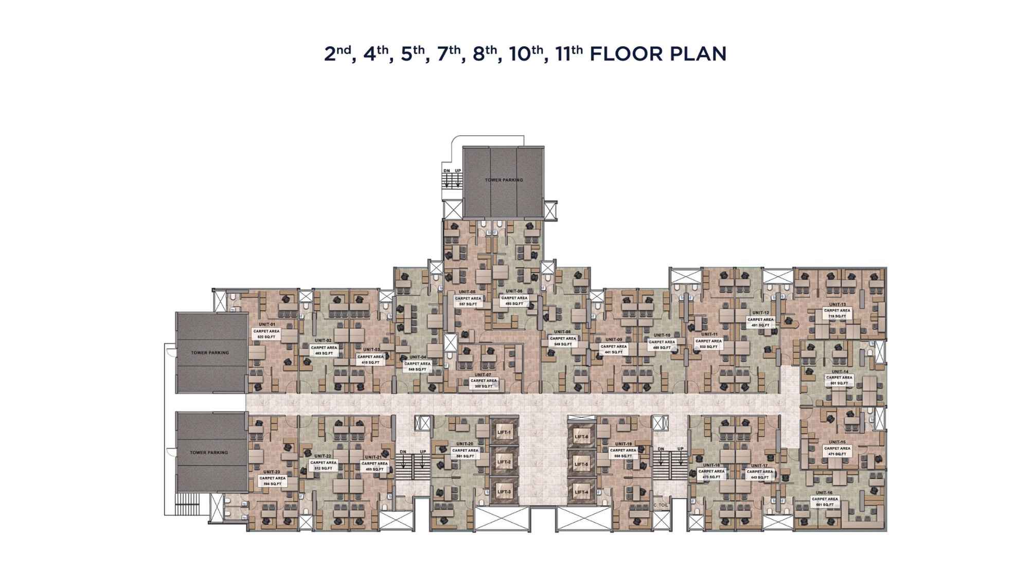 Neelyog-Regent-Floor-Plan-2nd-4th-5th-7th-8th-10th-11th-Floor
