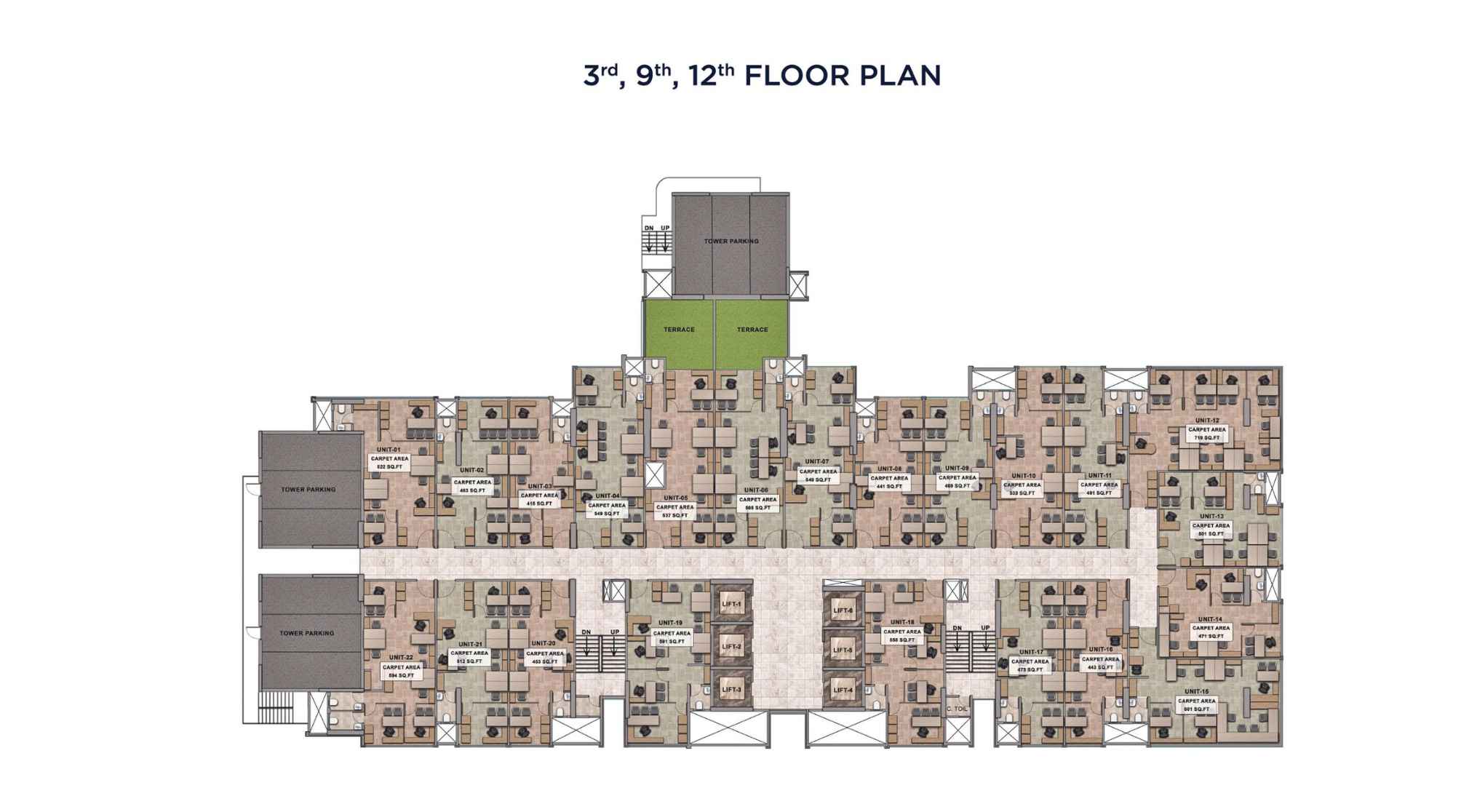 Neelyog-Regent-Floor-Plan-3rd-9th-12th-Floor